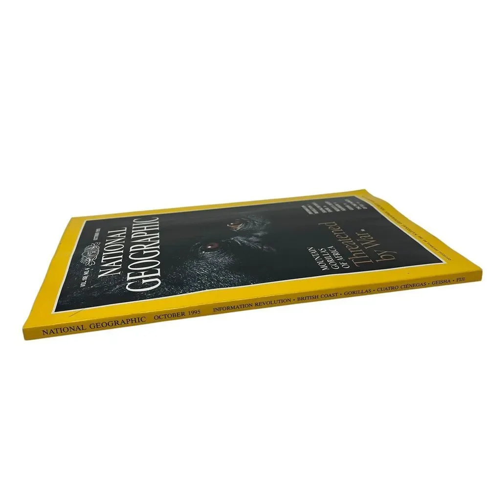 National Geographic Magazine October 1995 Mountain Gorillas‎ Revolution Britain